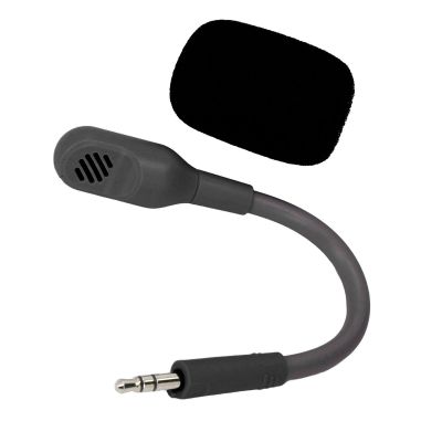PUSOKEI Microphone Replacement, Detachable Clear Sound Replacement Microphone, Gold Plated Plug, 3.5mm Plug for Gaming Headset (#1)