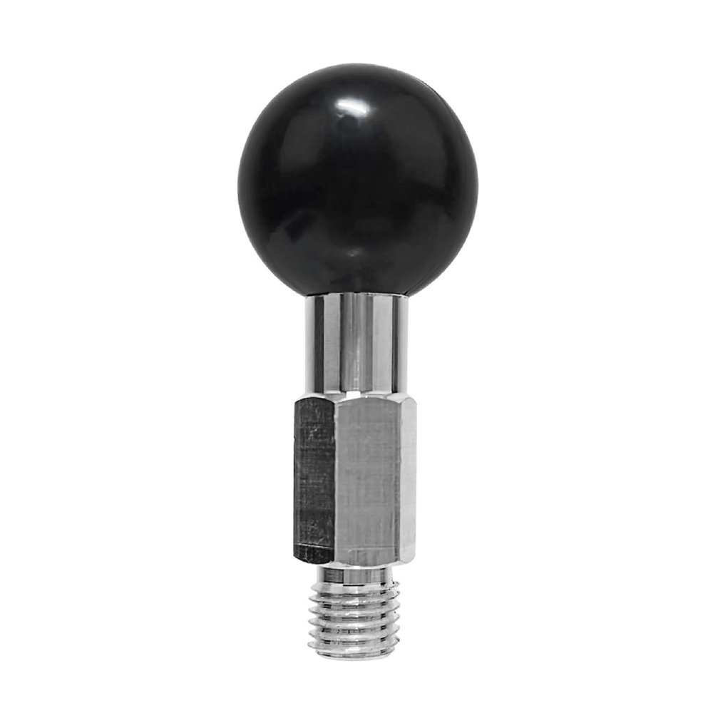 1 Pack 1'' Adapter with M10x1.25 Threaded Metal Support Adapter Easy Fixing Fits for Motorcycles