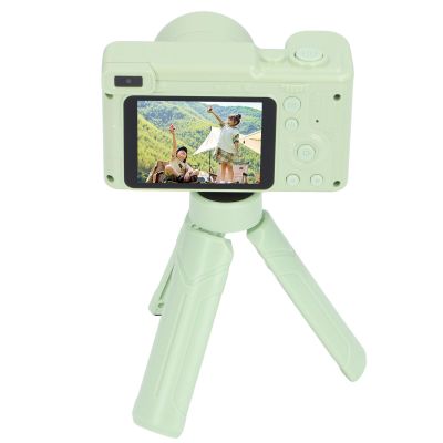YUYTE Digital Camera, Video Autofocus Camera, Fill Light, Compact Camera for Kids Teens Students Seniors, Anti Shake, Timer Photo Function, Carrying Strap (Green)