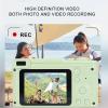 YUYTE Digital Camera, Video Autofocus Camera, Fill Light, Compact Camera for Kids Teens Students Seniors, Anti Shake, Timer Photo Function, Carrying Strap (Green) view 4