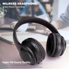 BAOBER Wireless Over-Ear Headphones with Active Noise Cancellation, with Phone Call Microphone, Foldable, 3.5mm Cable, Soft Earpads,for Office, Home, Travel view 2
