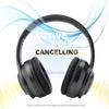 BAOBER Wireless Over-Ear Headphones with Active Noise Cancellation, with Phone Call Microphone, Foldable, 3.5mm Cable, Soft Earpads,for Office, Home, Travel view 4