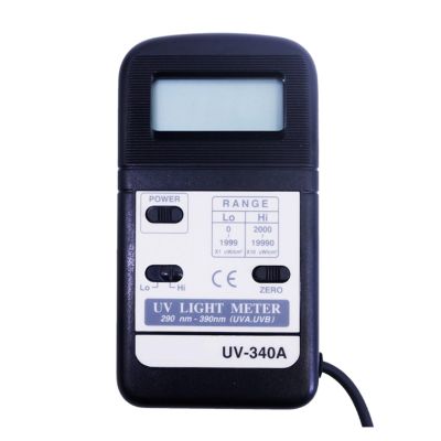 UV Meter, UV-340A 0-1999uW/cm2,2000-19990uW/cm2, 290-390nm(UVA,UVB), UV Light Meter