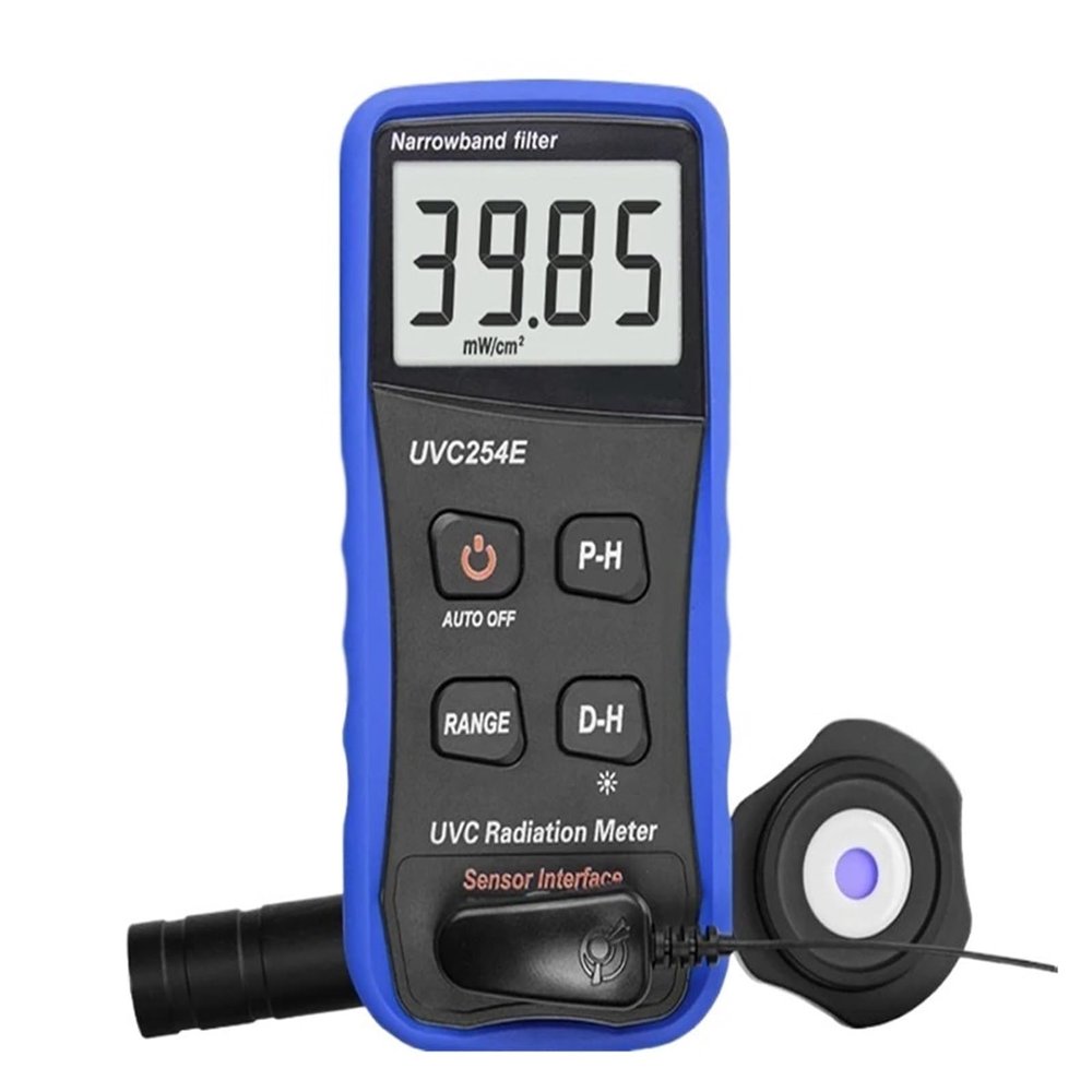 UV Meter, Radiation Light Meter Narrowband Filter 248nm-262nm Short Wave Ultraviolet Radiation Detector
