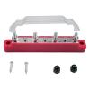 4 Post Power Distribution Block Bus Bar with Cover 250 Amp Rating Marine Automotive and Solar Wiring (3/8 - red) view 1