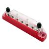 4 Post Power Distribution Block Bus Bar with Cover 250 Amp Rating Marine Automotive and Solar Wiring (3/8 - red) view 2