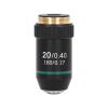 20X Microscope Objective Lens, Brass Chrome Plated Achromatic Objective, Spring Device, 0.40 Numerical Aperture, Bright Image, Automatic Rebound Spring, for Most Professional view 1