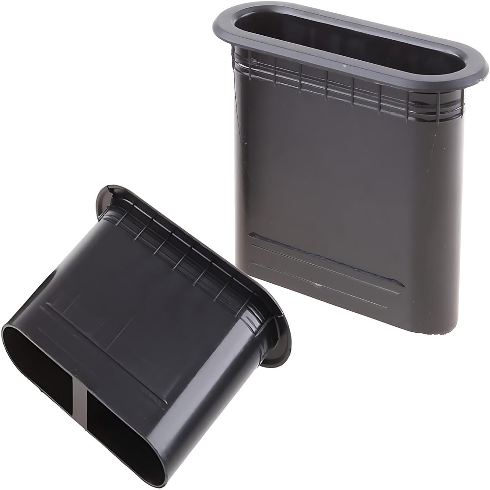 2Pcs Speaker Port Tube, 157mm x 123mm Subwoofer Port Tube Bass Port Reflex Tube Speaker Cabinet Port Inverter Tube