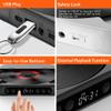 Dioche CD Player, CD Player Portable Boombox Boomboxes 2000mAh Rechargeable CD Player for Car Aux or Home Music Player (Black) view 4