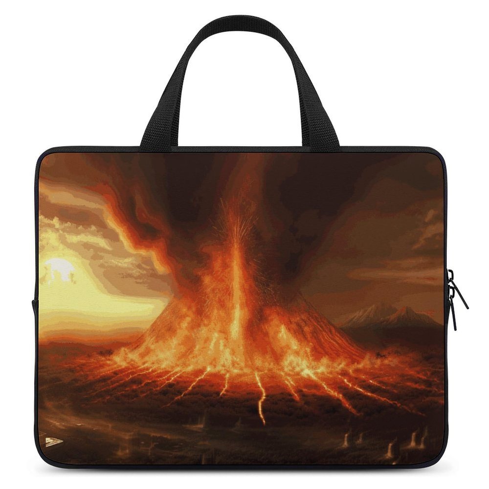 Laptop Shoulder Bag 15inchMessenger Bag Volcano Laptop Bag Carrying Case for Men Women