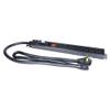 Metered-Breaker-Surge Protection PDU, 240V, NEMA 6-50P, 50A, 12000W, 4 C13 & 4 C19 Outlets, Rack Mount, Power Distrubution Unit for Data Center, Networking, 1U Rack view 2