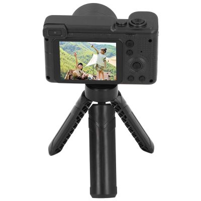 YUYTE Digital Camera, Video Autofocus Camera, Fill Light, Compact Camera for Kids Teens Students Seniors, Anti Shake, Timer Photo Function, Carrying Strap (Black)