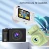 YUYTE Digital Camera, Video Autofocus Camera, Fill Light, Compact Camera for Kids Teens Students Seniors, Anti Shake, Timer Photo Function, Carrying Strap (Black) view 3