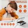 Dioche CD Player, Portable Boombox with 2000mAh Rechargeable Battery, Supports CD, USB, and BT Modes, White view 3