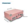 Dioche Record Player, Portable Suitcase Record Player Turntable Record Player with Speakers 3-Speed Turntable for Entertainment and Home Decoration (2) view 2