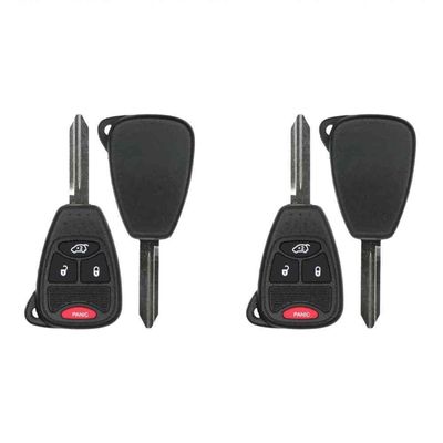 Eye4Techs Replacement Keyless Remote Head Key Fob for 2008 PT Cruiser FCC OHT692427AA OHT692713AA Part Number 56040649AC 56040649 05175789AA 05175786AA 05175817AA Pack of 2