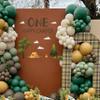CANTLY One Happy Camper Decal - Camper Theme First Birthday Party Decorations Supplies Wall Stickers, Lumberjack First Birthday Decor Wall Decal, Camper Sign Anniversary Party Photo Props Stickers view 3