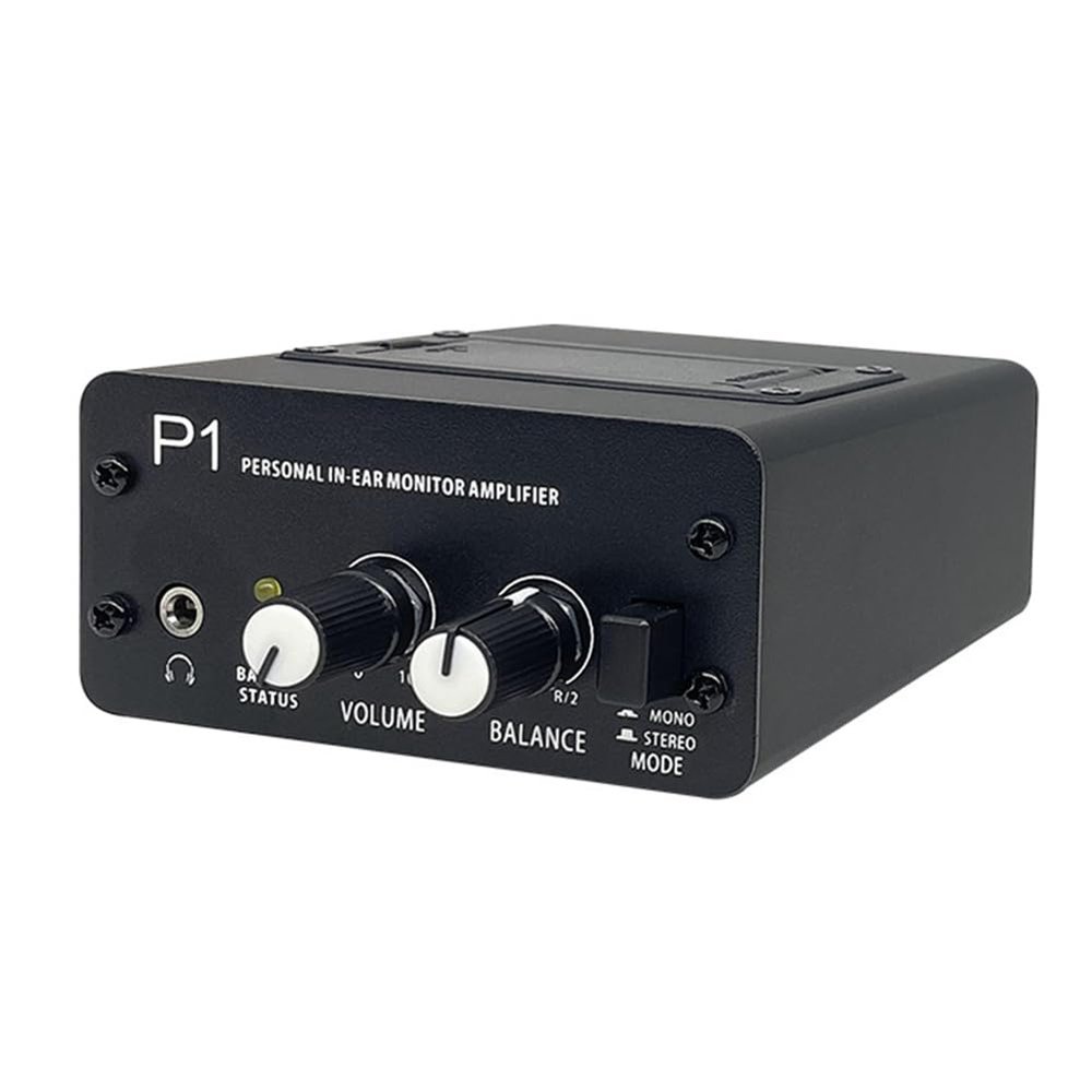 OTDOGUO P1 Headphone Monitor Headphones Preamplifier Earphones Amplifier Amp with XLR Inputs 6.35 Output Audio Amp US Plug