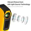 OTDOGUO Mini Projector 3D LED Home Cinema Projector, Portable Smart HD Port TV Box, 1080P 4K US Plug view 4