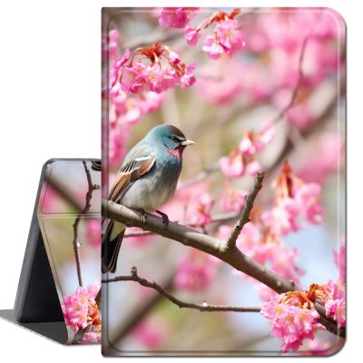 Case for 6" All-New Kindle (11th Generation, 2022 Release),Slim Lightweight Smart Shell Stand Cover with Auto Wake/Sleep for Kindle 2022 e-Reader,Cute Birds Pink Cherry