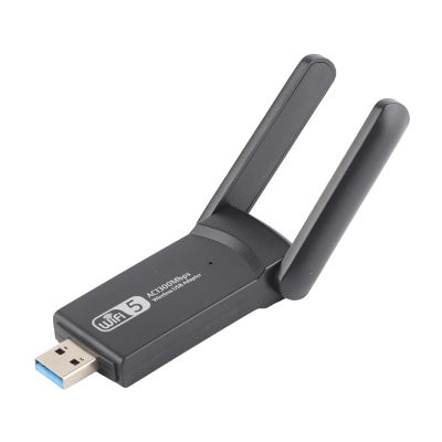 Dual Antenna USB 3.0 Cordless Adapter Network Card 1300Mbps with Disk Cordless Antenna Network Card Dual Antenna Network Card Cordless Antenna Network Card Antenna