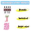 100 Country Music Singer Stickers Pack - Song Lyrics, Album & Pop Stickers for Fans, Concerts, Laptops & Gifts view 2