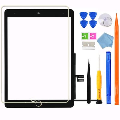 for iPad 9 (9th Generation) A2602 A2603 A2604 A2605 Screen Replacement Digitizer Touch Glass Kits, for iPad 9th Gen 10.2 Inch (2021 Released), Full Repair Sets+Home Button[NO TouchID Chip] [NO LCD]