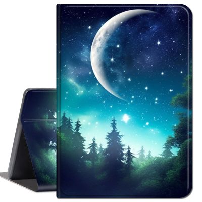 Case for 6" All-New Kindle (11th Generation, 2022 Release),Slim Lightweight Smart Shell Stand Cover with Auto Wake/Sleep for Kindle 2022 e-Reader,Night Sky Stars Forest