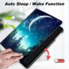 Case for 6" All-New Kindle (11th Generation, 2022 Release),Slim Lightweight Smart Shell Stand Cover with Auto Wake/Sleep for Kindle 2022 e-Reader,Night Sky Stars Forest view 3