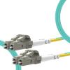 KeepFly Fiber- OM4 LC to LC Fiber Patch Cable 2M-5Pack, 40G/100Gb 50/125m Multimode Duplex MM Fiber Optic Patch Cord LSZH(Aqua) - 2M/7ft 5Pack view 3