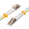 KeepFly Fiber- OM4 LC to LC Fiber Patch Cable 2M-5Pack, 40G/100Gb 50/125m Multimode Duplex MM Fiber Optic Patch Cord LSZH(Aqua) - 2M/7ft 5Pack view 4