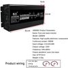 10000W Car Power Inverter,Pure Sine Wave Power Inverter,DC 12V/24V/48V to 230V AC Converter with LCD Display Dual AC Outlets,for Car,Home,Camping,48V (12V) view 3