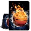Case for 6" All-New Kindle (11th Generation, 2022 Release),Slim Lightweight Smart Shell Stand Cover with Auto Wake/Sleep for Kindle 2022 e-Reader,Basketball Fire and Water view 1