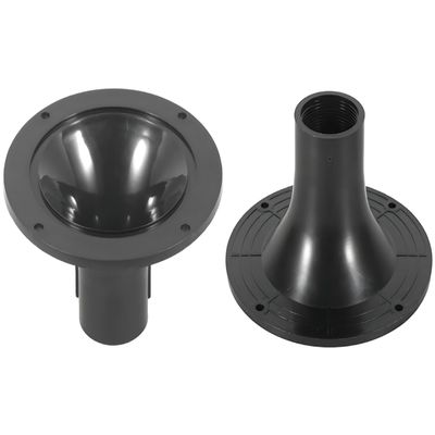 honselia 2Pcs Horn Tweeter, 127mm Treble Speaker Horn for Home Theater Professional Audio Speaker