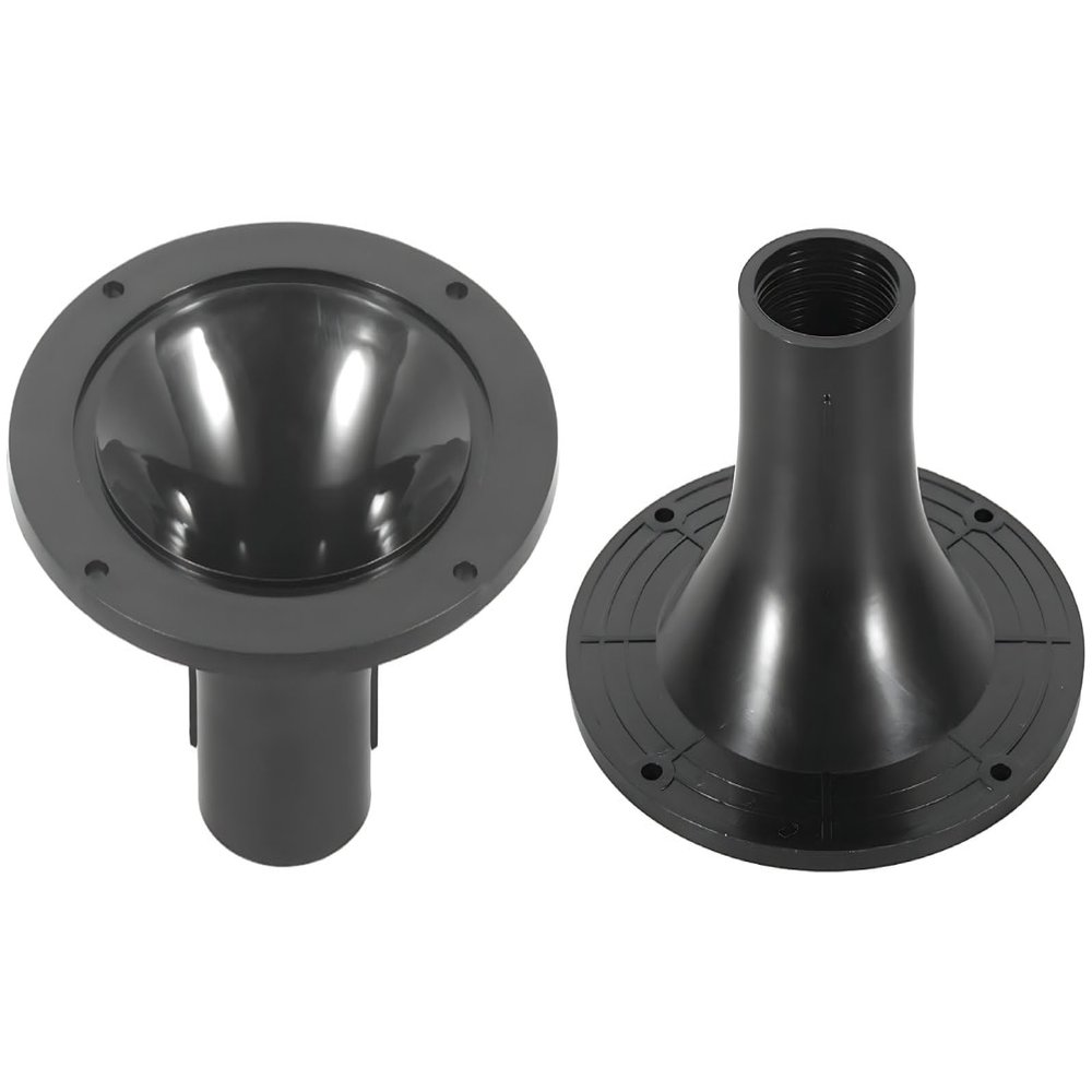 honselia 2Pcs Horn Tweeter, 127mm Treble Speaker Horn for Home Theater Professional Audio Speaker