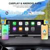 10.26 Inch Carplay Screen for Car, Portable CarPlay Screen with Wireless Carplay & Android Auto, 4K Dash Cam/1080P Backup Camera/GPS Navigation/Mirror Link/Bluetooth, Car Touch Screen with 64GB TF view 2