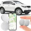 Hongtop H GPS Tracker for Vehicles No Subscription, 1PCS Real Time GPS Tracker for Car Work with Find My (iOS Only), Mini Hidden Car Tracker Device with Waterproof Case, No Monthly Fee (White) view 1