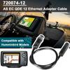 720074-12 AS EC QDE Ethernet Adapter Cable Suitable for Humminbird Fish Finders Helix 7 G2N & G3N Models, All Helix 8, Helix 9, Helix 10, Helix 12 and Helix 15 Models view 2