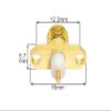 BJDZ 50Ohm 4 Pcs SMA Female 2 Hole Flange Solder Mounting for PCB Connector. view 3