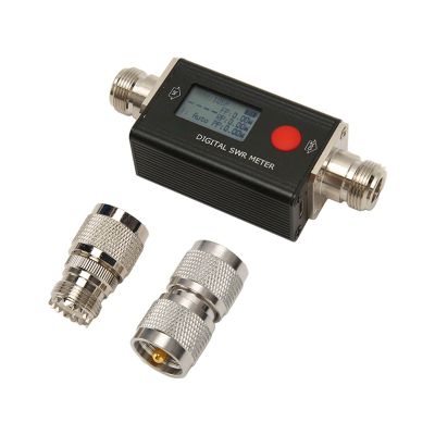 Digital SWR Meter, SWR Meter Ham Radio, Digital SWR Meter 120W 80999MHz VHF UHF Two Way Radio Handheld Power SWR Meter
