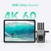 Accsoon CineView Master 4K Wireless Video Transmission System HDMI SDI Transmitter Receiver 4K60 Tri-Band 25ms Latency 8202ft,1 Wired+4 App Monitoring Livestreaming, Pair CineView SE 4K/M7 Pro (TX RX) view 2
