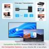 AKWOR VGA to HDMI+VGA Adapter for Dual Monitors, VGA to HDMI Adapter Splitter 2 in 1,1080P@60HZ Full HD Display Video Converter for PC Laptop Link Monitor/HDTV/Projector (for Windows & MaC os) view 4