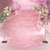 10ft x 10ft Pipe and Drape Backdrop Stand Kit - Heavy Duty Adjustable Stand with Weighted Metal Bases for Wedding Ceremony, Silver view 3