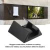Ethernet Adapter Mount, 6pcs Internet Kit Satellite ABS Brackets Mounting Kit for Ethernet Adapter Black Wall Mount Bracket view 4