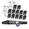 ANNKE 4K Security Camera System, 16CH H.265+ DVR with AI Human/Vehicle Detection for Home/Business Surveillance, 12X 8MP CCTV Bullet Cams with Smart Color Night Vision, Work with Alexa, 6TB Hard Disk view 1