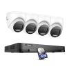 ANNKE 4K Security Camera System, 16CH H.265+ DVR with AI Human/Vehicle Detection for Home/Business Surveillance, 4X 8MP CCTV Turret Cams with Smart Color Night Vision, Work with Alexa, 4TB Hard Disk view 1