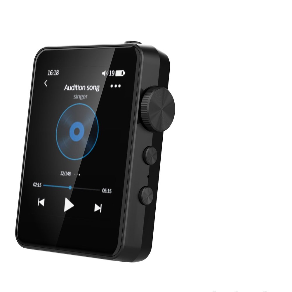 MP3 Player with Sleep Headphones Built-in Sleep Music Bluetooth 5.3. Portable Music Player, 2.4-inch Touch Full Screen with Speakers, FM Radio, Voice Recorder (with 32GB) Max 256GB Expand