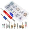 Car R12 & R134a A/C Air Conditioner Valve Core Remover Installer, 102PCS view 1