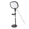 3 in 1 Video Conference Light, Adjustable Height 3 Color Modes Option 10 Level Brightness Multifunctional Zoom Lighting for Computer view 3