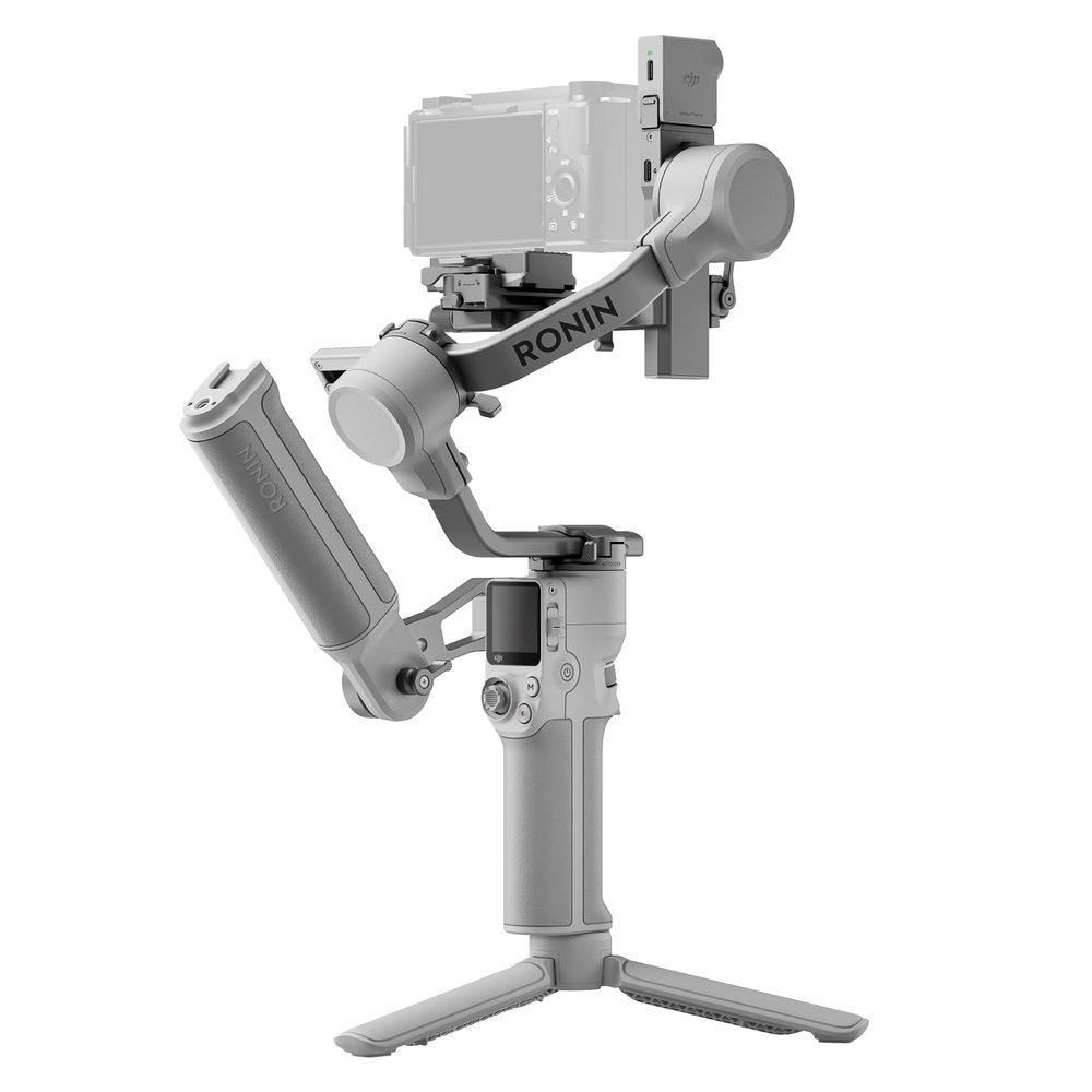 DJI RS 4 Mini Combo, Gimbal Stabilizer for Cameras Canon/Sony/Panasonic/Nikon/Fujifilm, Auto Axis Locks, Intelligent Tracking, 2kg/4.4lbs Payload, Camera Gimbal, Camera Stabilizer, Briefcase Handle